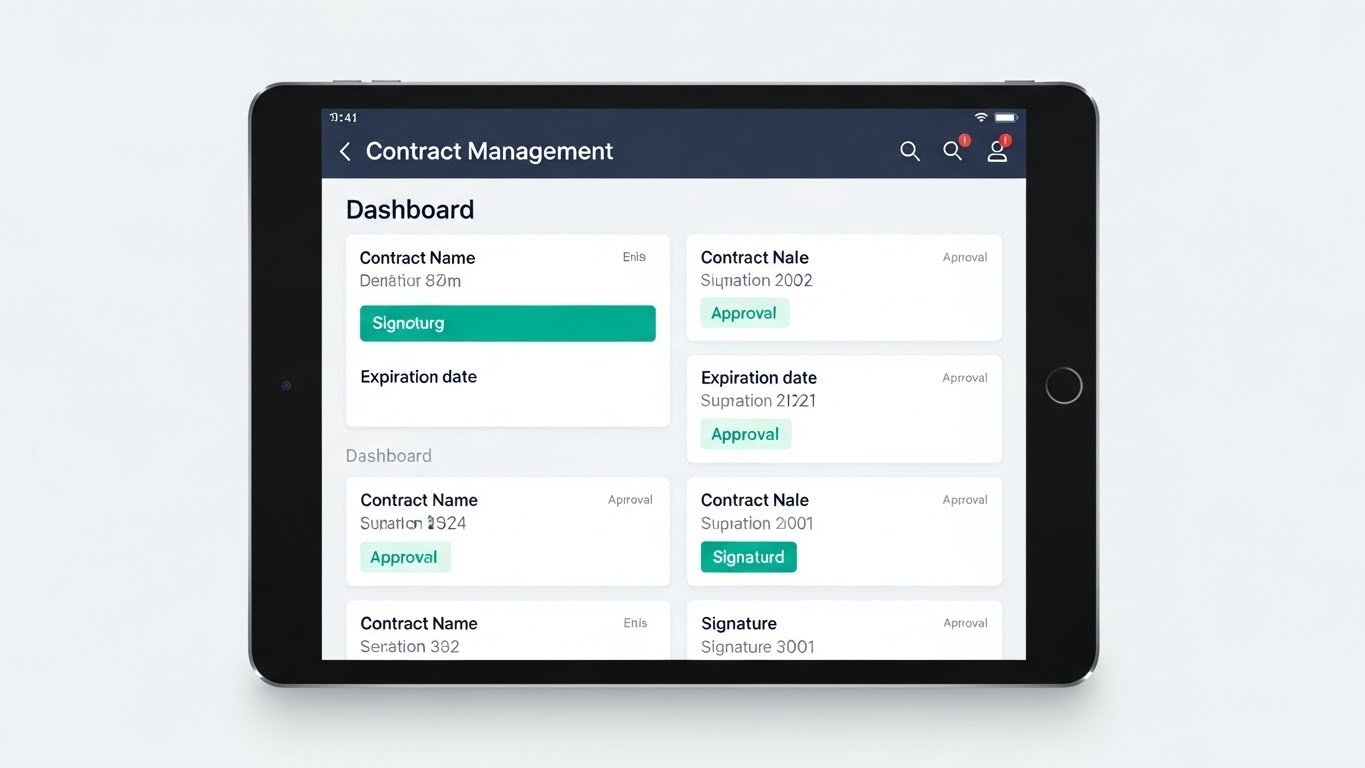 Sözleşme Yönetimi Dashboard 3