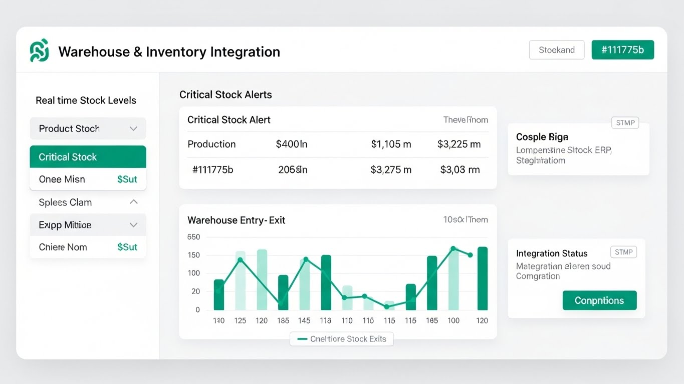 Depo & Stok Entegrasyonu Dashboard 2