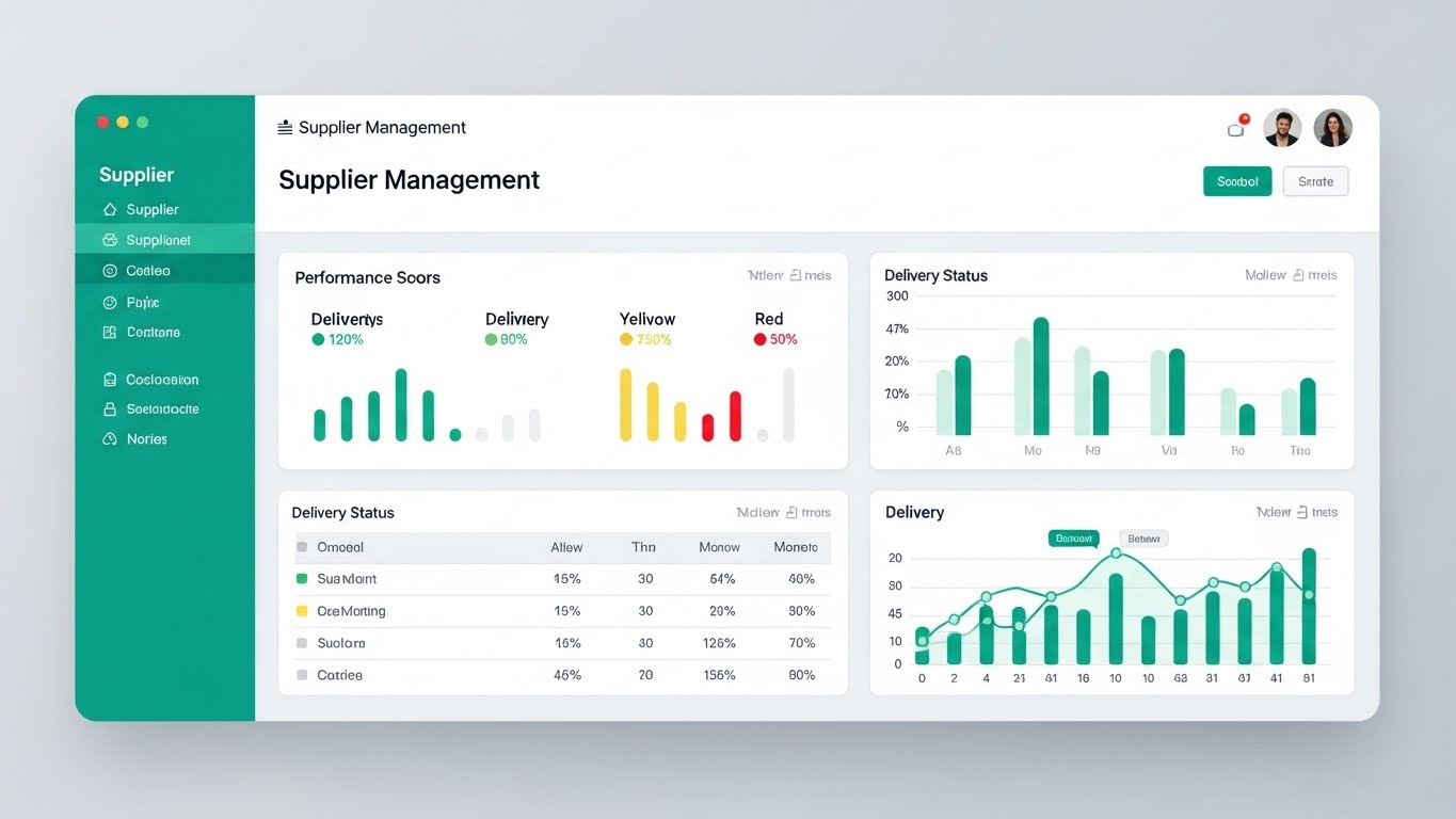 Tedarikçi Yönetimi Dashboard 2